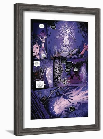 Zombies vs. Robots: Volume 1 - Comic Page with Panels-Anthony Diecidue-Framed Art Print