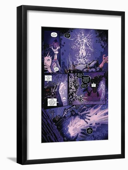 Zombies vs. Robots: Volume 1 - Comic Page with Panels-Anthony Diecidue-Framed Art Print