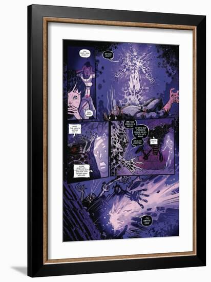 Zombies vs. Robots: Volume 1 - Comic Page with Panels-Anthony Diecidue-Framed Art Print