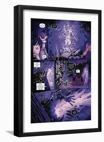 Zombies vs. Robots: Volume 1 - Comic Page with Panels-Anthony Diecidue-Framed Art Print