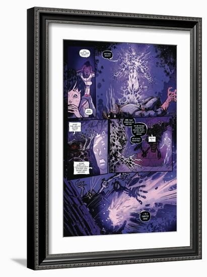 Zombies vs. Robots: Volume 1 - Comic Page with Panels-Anthony Diecidue-Framed Art Print