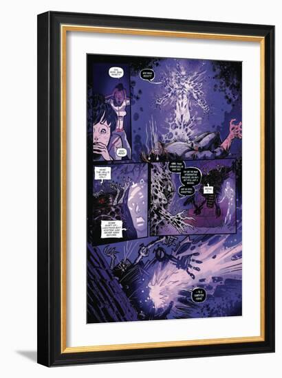 Zombies vs. Robots: Volume 1 - Comic Page with Panels-Anthony Diecidue-Framed Art Print