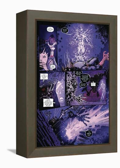 Zombies vs. Robots: Volume 1 - Comic Page with Panels-Anthony Diecidue-Framed Stretched Canvas