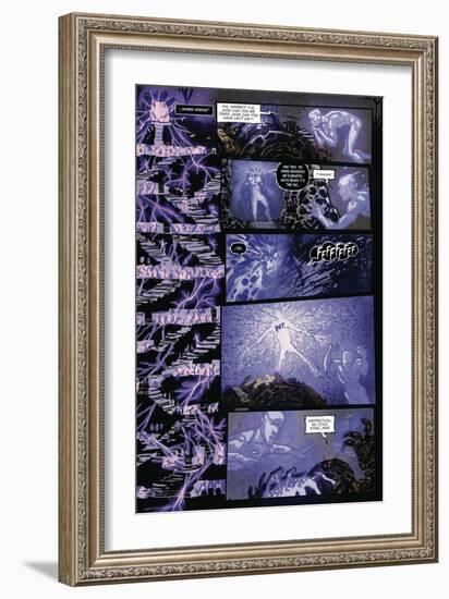 Zombies vs. Robots: Volume 1 - Comic Page with Panels-Anthony Diecidue-Framed Art Print