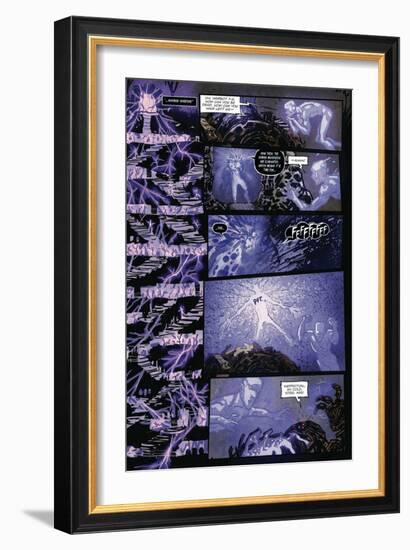 Zombies vs. Robots: Volume 1 - Comic Page with Panels-Anthony Diecidue-Framed Art Print