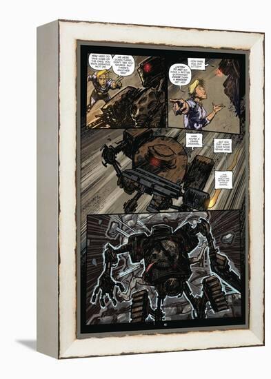 Zombies vs. Robots: Volume 1 - Comic Page with Panels-Anthony Diecidue-Framed Stretched Canvas