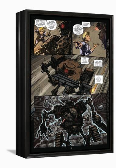 Zombies vs. Robots: Volume 1 - Comic Page with Panels-Anthony Diecidue-Framed Stretched Canvas