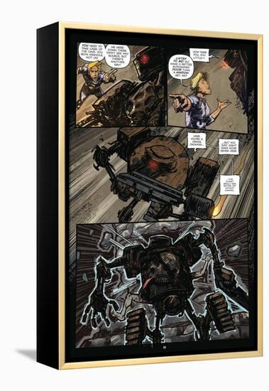 Zombies vs. Robots: Volume 1 - Comic Page with Panels-Anthony Diecidue-Framed Stretched Canvas