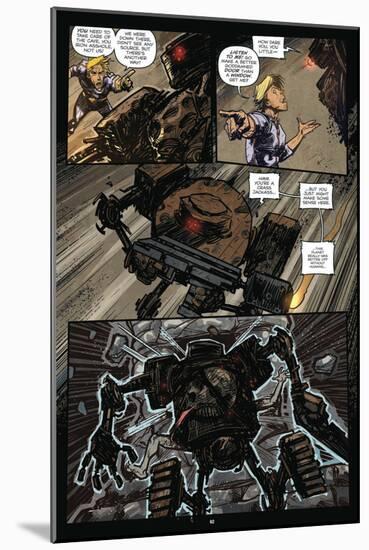 Zombies vs. Robots: Volume 1 - Comic Page with Panels-Anthony Diecidue-Mounted Art Print