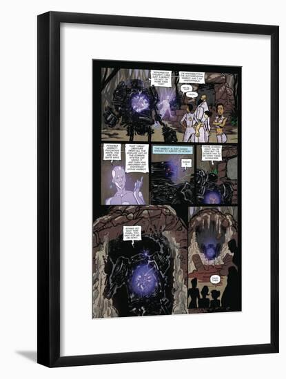 Zombies vs. Robots: Volume 1 - Comic Page with Panels-Anthony Diecidue-Framed Art Print