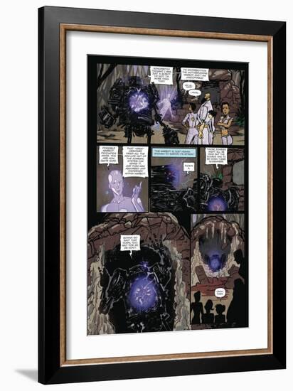 Zombies vs. Robots: Volume 1 - Comic Page with Panels-Anthony Diecidue-Framed Art Print