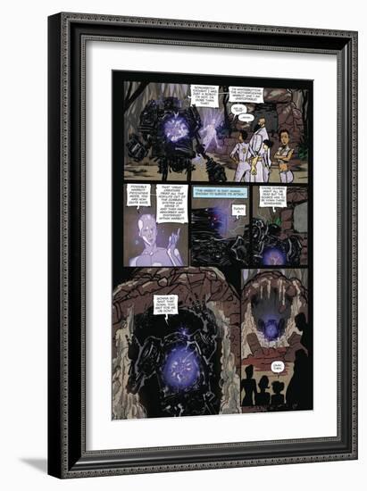 Zombies vs. Robots: Volume 1 - Comic Page with Panels-Anthony Diecidue-Framed Art Print