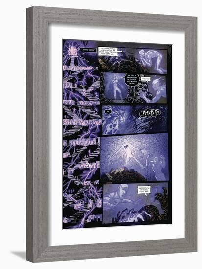 Zombies vs. Robots: Volume 1 - Comic Page with Panels-Anthony Diecidue-Framed Premium Giclee Print