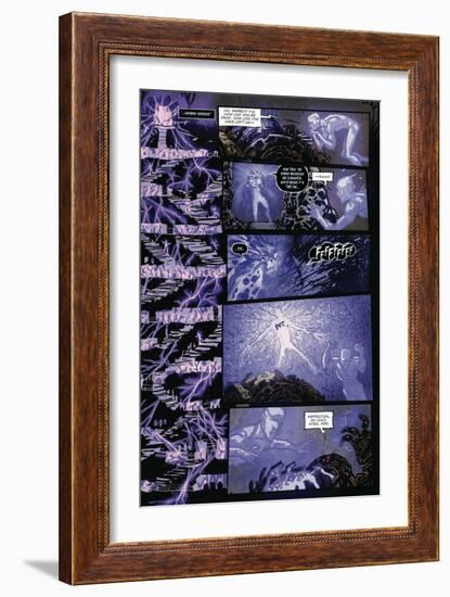 Zombies vs. Robots: Volume 1 - Comic Page with Panels-Anthony Diecidue-Framed Premium Giclee Print