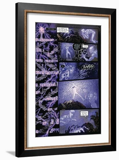 Zombies vs. Robots: Volume 1 - Comic Page with Panels-Anthony Diecidue-Framed Premium Giclee Print