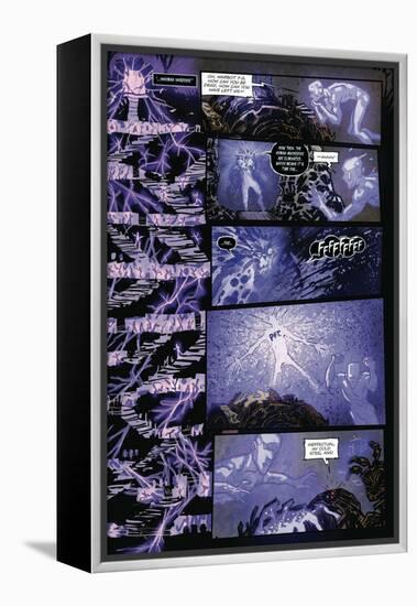 Zombies vs. Robots: Volume 1 - Comic Page with Panels-Anthony Diecidue-Framed Stretched Canvas