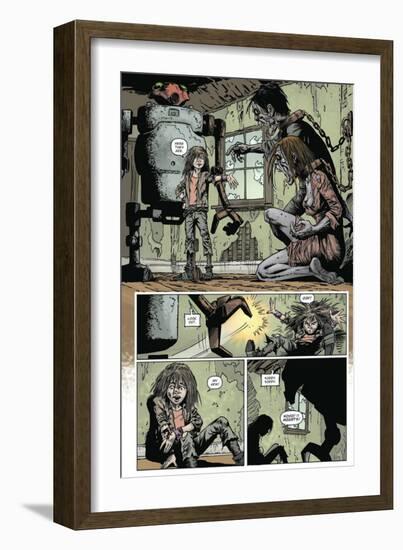 Zombies vs. Robots: Volume 1 - Comic Page with Panels-Val Mayerik-Framed Premium Giclee Print