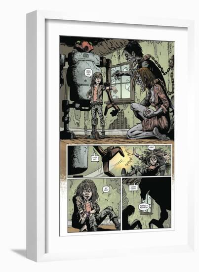 Zombies vs. Robots: Volume 1 - Comic Page with Panels-Val Mayerik-Framed Premium Giclee Print