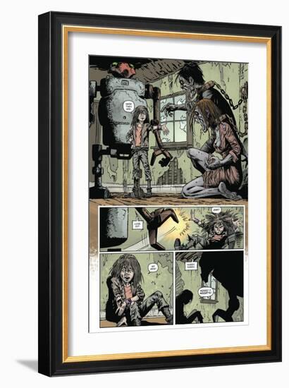 Zombies vs. Robots: Volume 1 - Comic Page with Panels-Val Mayerik-Framed Premium Giclee Print