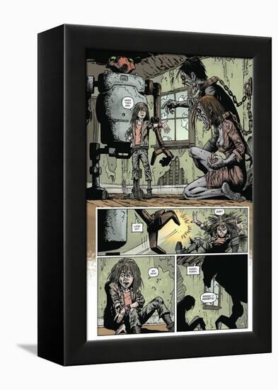 Zombies vs. Robots: Volume 1 - Comic Page with Panels-Val Mayerik-Framed Stretched Canvas