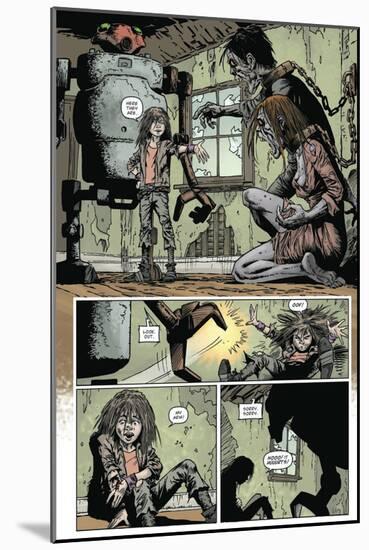 Zombies vs. Robots: Volume 1 - Comic Page with Panels-Val Mayerik-Mounted Art Print