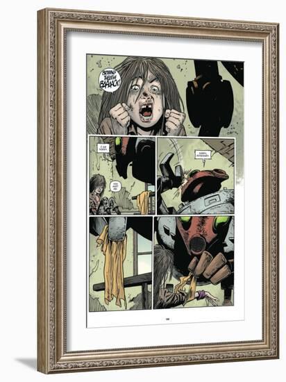 Zombies vs. Robots: Volume 1 - Comic Page with Panels-Val Mayerik-Framed Art Print