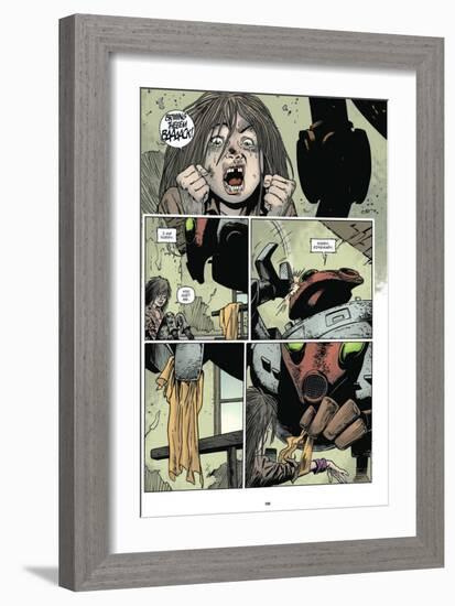 Zombies vs. Robots: Volume 1 - Comic Page with Panels-Val Mayerik-Framed Art Print