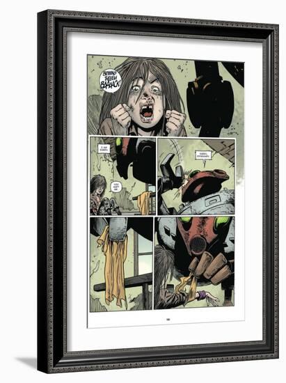 Zombies vs. Robots: Volume 1 - Comic Page with Panels-Val Mayerik-Framed Art Print