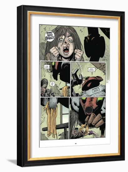 Zombies vs. Robots: Volume 1 - Comic Page with Panels-Val Mayerik-Framed Art Print