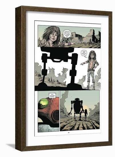 Zombies vs. Robots: Volume 1 - Comic Page with Panels-Val Mayerik-Framed Premium Giclee Print