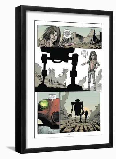 Zombies vs. Robots: Volume 1 - Comic Page with Panels-Val Mayerik-Framed Premium Giclee Print