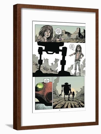 Zombies vs. Robots: Volume 1 - Comic Page with Panels-Val Mayerik-Framed Art Print