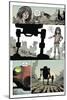 Zombies vs. Robots: Volume 1 - Comic Page with Panels-Val Mayerik-Mounted Art Print