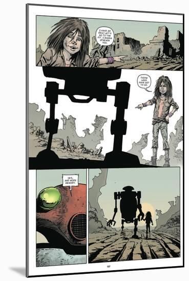 Zombies vs. Robots: Volume 1 - Comic Page with Panels-Val Mayerik-Mounted Art Print