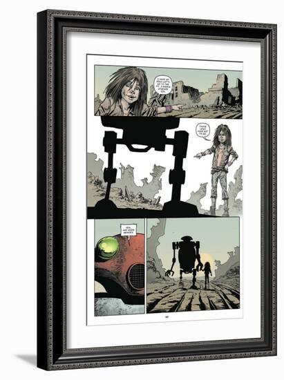 Zombies vs. Robots: Volume 1 - Comic Page with Panels-Val Mayerik-Framed Art Print