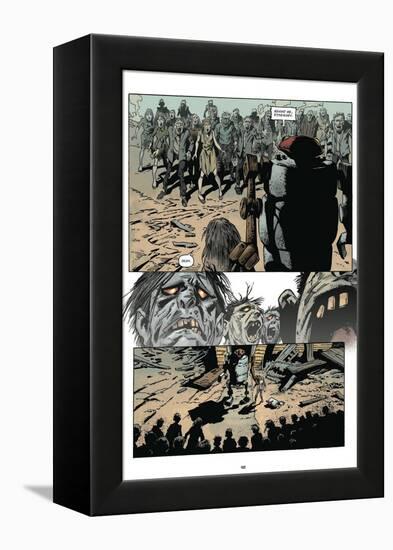 Zombies vs. Robots: Volume 1 - Comic Page with Panels-Val Mayerik-Framed Stretched Canvas