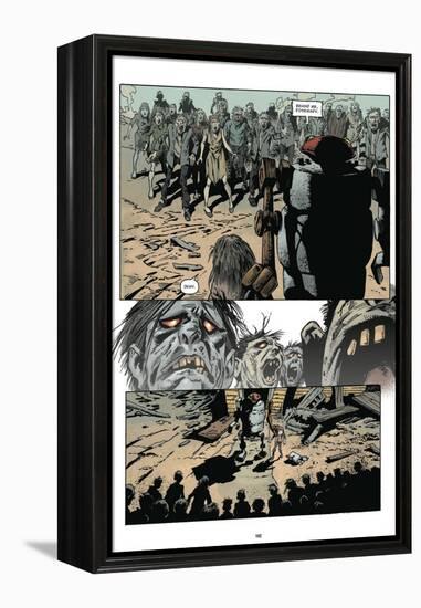 Zombies vs. Robots: Volume 1 - Comic Page with Panels-Val Mayerik-Framed Stretched Canvas