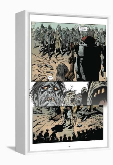 Zombies vs. Robots: Volume 1 - Comic Page with Panels-Val Mayerik-Framed Stretched Canvas