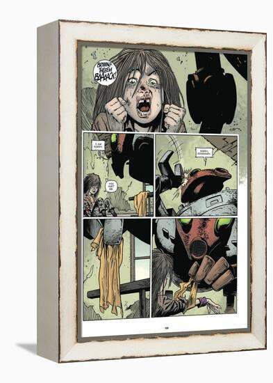 Zombies vs. Robots: Volume 1 - Comic Page with Panels-Val Mayerik-Framed Stretched Canvas