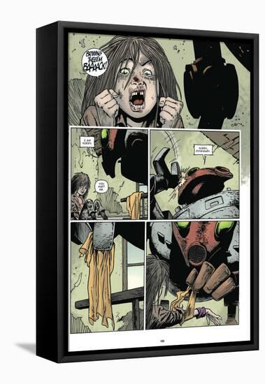 Zombies vs. Robots: Volume 1 - Comic Page with Panels-Val Mayerik-Framed Stretched Canvas