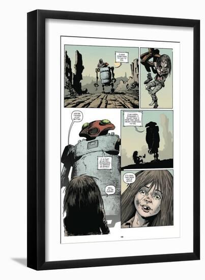 Zombies vs. Robots: Volume 1 - Comic Page with Panels-Val Mayerik-Framed Art Print