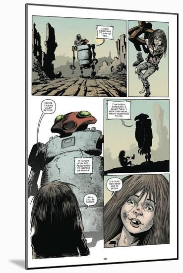 Zombies vs. Robots: Volume 1 - Comic Page with Panels-Val Mayerik-Mounted Art Print