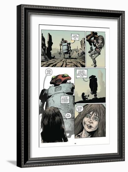 Zombies vs. Robots: Volume 1 - Comic Page with Panels-Val Mayerik-Framed Art Print