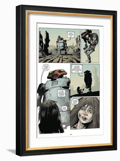 Zombies vs. Robots: Volume 1 - Comic Page with Panels-Val Mayerik-Framed Art Print