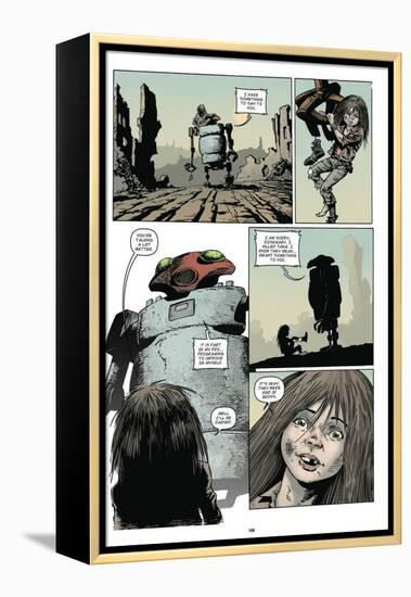 Zombies vs. Robots: Volume 1 - Comic Page with Panels-Val Mayerik-Framed Stretched Canvas