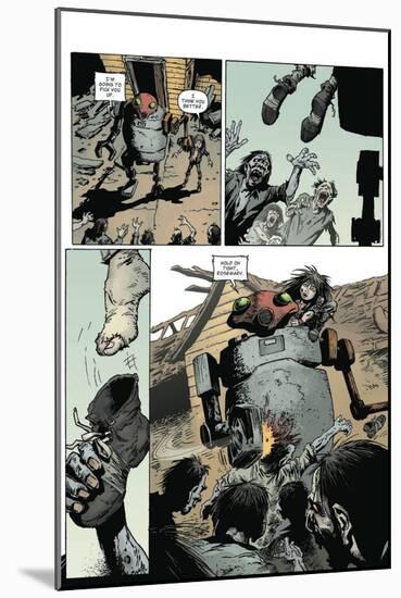 Zombies vs. Robots: Volume 1 - Comic Page with Panels-Val Mayerik-Mounted Art Print