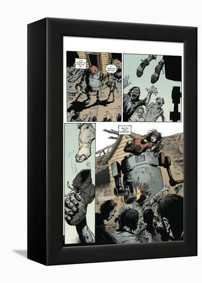 Zombies vs. Robots: Volume 1 - Comic Page with Panels-Val Mayerik-Framed Stretched Canvas