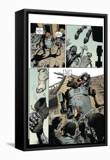 Zombies vs. Robots: Volume 1 - Comic Page with Panels-Val Mayerik-Framed Stretched Canvas