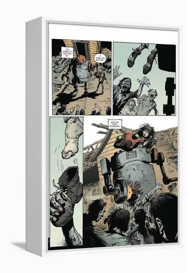 Zombies vs. Robots: Volume 1 - Comic Page with Panels-Val Mayerik-Framed Stretched Canvas