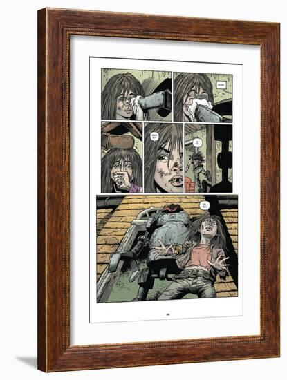 Zombies vs. Robots: Volume 1 - Comic Page with Panels-Val Mayerik-Framed Premium Giclee Print